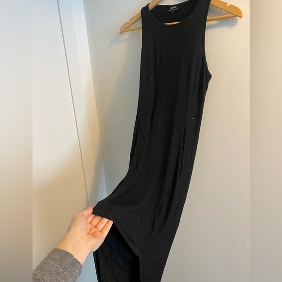 Bardot Jersey High-Low Dress (in BLACK) - Picture 2 of 3